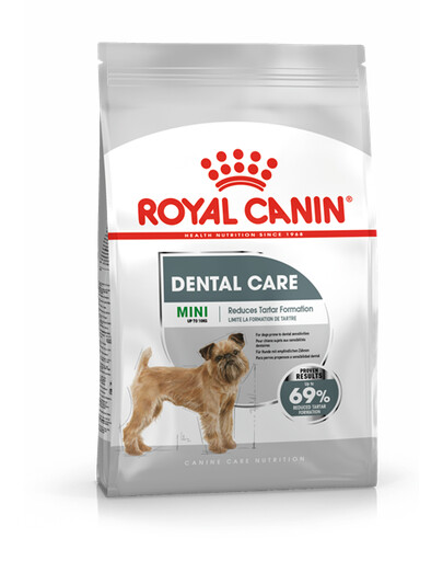 Royal Canin Dental Care Mini granule pro snížení tvorby zubního kamene určené pro dospělé psy malých plemen 3 kg