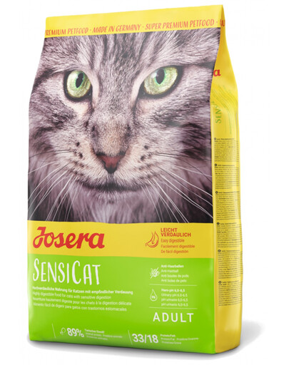 Josera Sensicat 10 kg - krmivo pro kočky s citlivým zažíváním