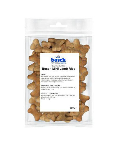 BOSCH Mono Mini jehněčí&rýžové sušenky 10 kg pamlsky pro psy 10 kg