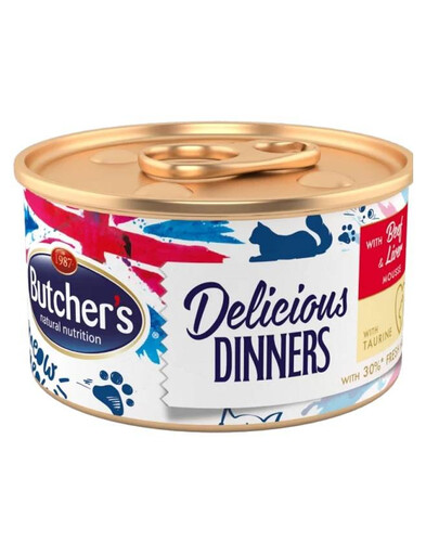 BUTCHER'S Classic Delicious Dinners s játrovou a hovězí pěnou 85 g