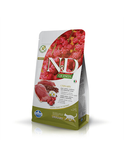 Farmina N&D Cat Quinoa Urinary Duck granule pro kočky 1,5 kg