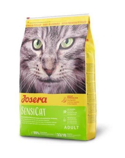 Josera Sensicat granule pro kočky s citlivým trávícím systémem 400 g