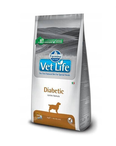 FARMINA Vet Life Diabetic redukce hmotnosti granule pro dospělé psy s diabetem 12 kg