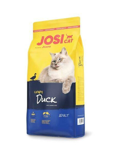 Josera JosiCat Crispy Duck granule pro dospělé kočky 10 kg