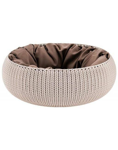 CURVER pelíšek pro mazlíčky KNIT béžová