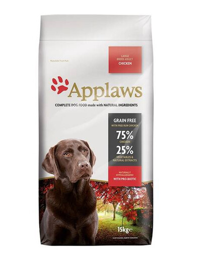 APPLAWS Large Breed 15 kg kuřecí granule pro dospělé psy velkých plemen