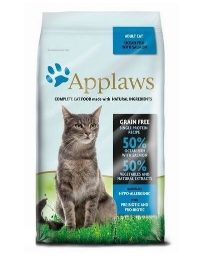 Applaws Complete Cat Food Adult Cat Ocean Fish with Salmon 1,8 kg granule pro dospělé kočky s mořskou rybou s lososem