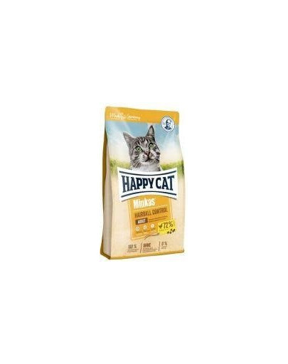 Happy Cat Minkas Hairball Control granule pro kočky s kuřecím masem 10 kg