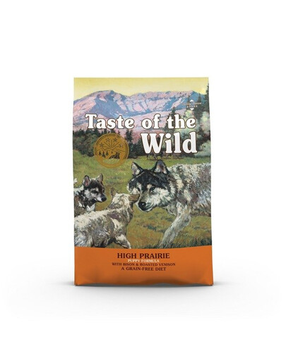 Taste Of The Wild High Prairie Puppy 12,2 kg - granule pro štěňata bez obilovin s bizonem