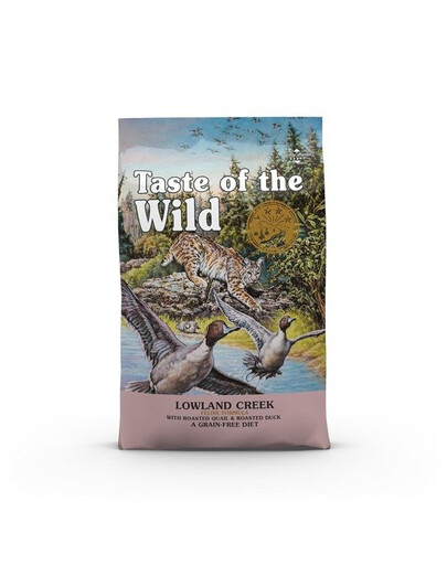 Taste Of The Wild Lowland Creek 2 kg - granule pro kočky pečená křepelka, pečená kachna