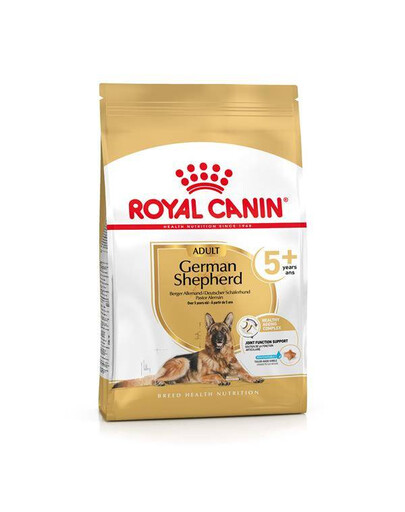 Royal Canin German Shepherd 5+, 12 kg - granule pro dospělé psy plemene německý ovčák