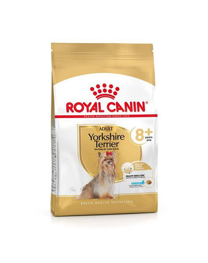Royal Canin Yorkshire Terrier 8+ Adult 1,5 kg - granule pro starší jorkšírská plemena
