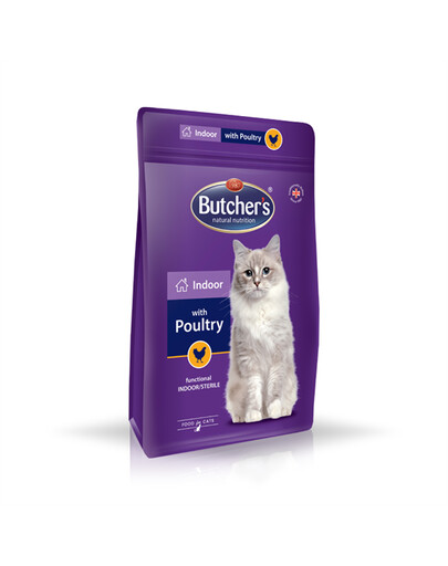 Butcher's Functional Cat Dry Indoor s drůbeží 800 g