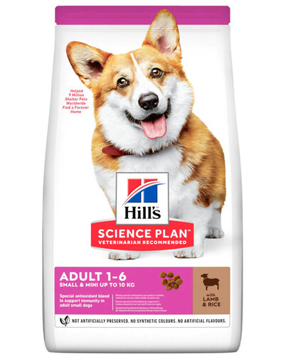 HILL'S Science Plan Adult Small & Mini granule pro psy s jehněčím a rýží 6 kg