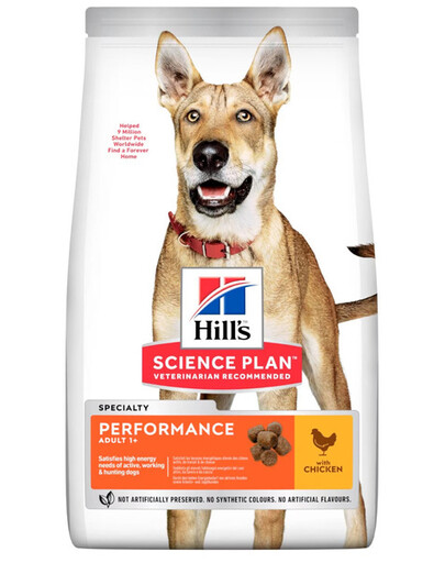 HILL'S SCIENCE PLAN Adult Performance Chicken granule pro psy s kuřecím masem 14 kg