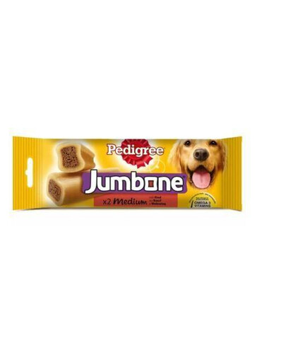 PEDIGREE Jumbone Medium pro psy středních plemen s hovězím masem 12x 180 g