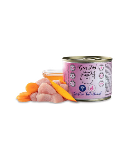 Gussto Gastro Intestinal konzerva pro kočky 200 g