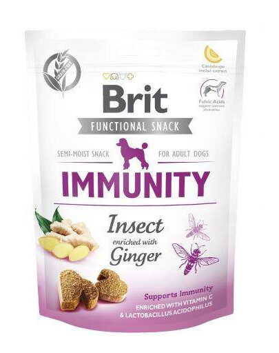 BRIT Care Functional Snack Immunity Insect 150 g - pamlsek pro psy na imunitu 150 g