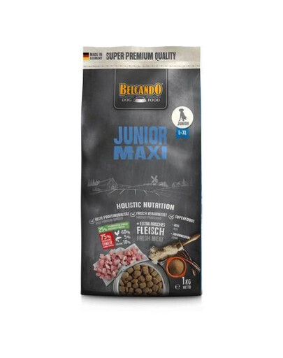 BELCANDO Junior Maxi L-XL 1 kg granule pro psy velkých plemen od 4 měsíců věku