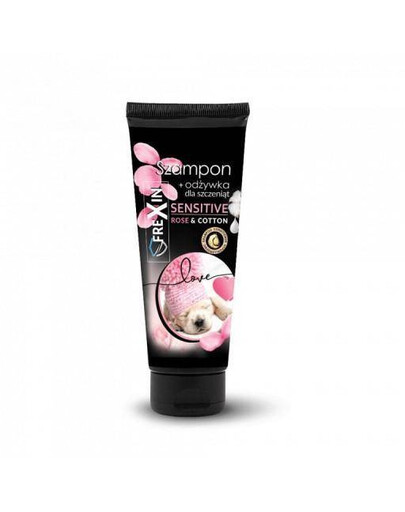 FREXIN Sensitive šampon s kondicionérem pro štěňata Rose & Cotton 220 g