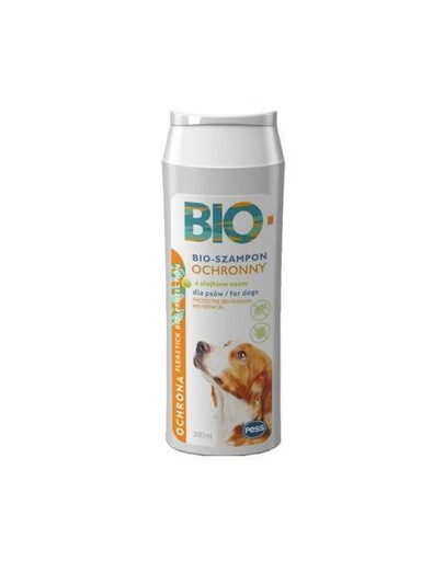 PESS Bio ochranný šampon s neemovým olejem pro psy 200 ml