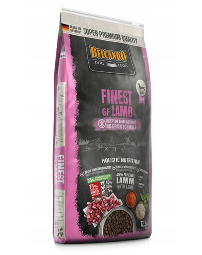 BELCANDO Finest Grain Free Lamb granule pro dospělé psy 12,5 kg