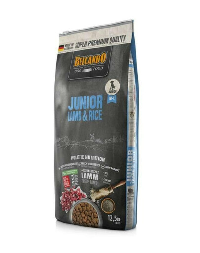 BELCANDO Junior Lamb & Rice ML 12,5 kg jehněčí a rýžové granule pro psy od 4 měsíců věku