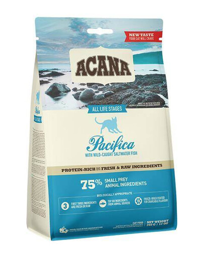 Acana Pacifica Cat 4,5 kg - granule pro kočky bez obilovin s rybí příchutí