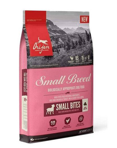 Orijen Small Breed Dog 4,5 kg - granule pro dospělé psy malých plemen