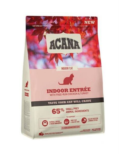 Acana Indoor Entrée Cat, granule pro kočky nevycházející poza domov 1,8 kg