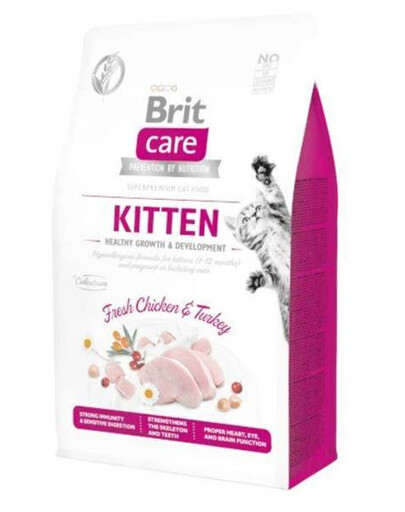 Brit Care Cat Grain Free 400 g - granule pro koťata a kojící kočky