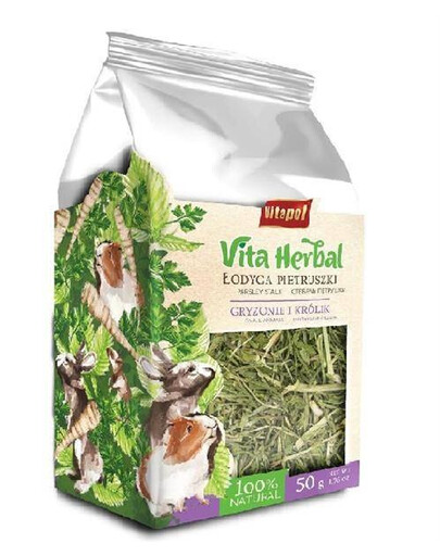 Vita Herbal pro hlodavce a králíky, petrželová nať 50 g přesnídávka pro hlodavce