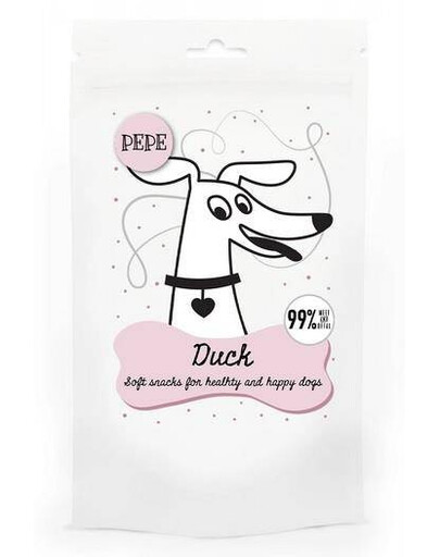 PEPE mini chunkies Duck pamlsky pro dospělé psy 80 g