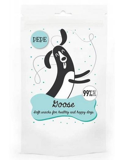 PEPE mini chunkies Goose 80 g - pamlsky pro dospělé psy