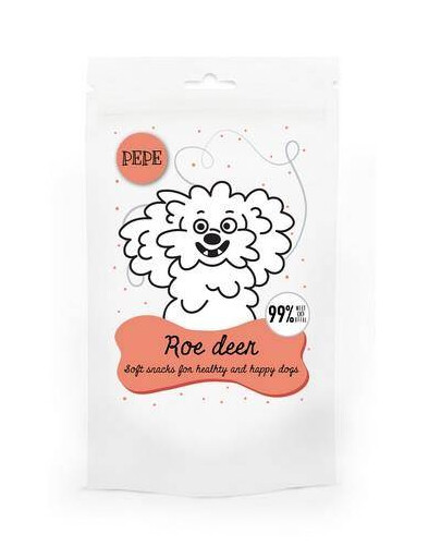 PEPE mini chunkies Roe Deer 70 g pamlsky pro dospělé psy