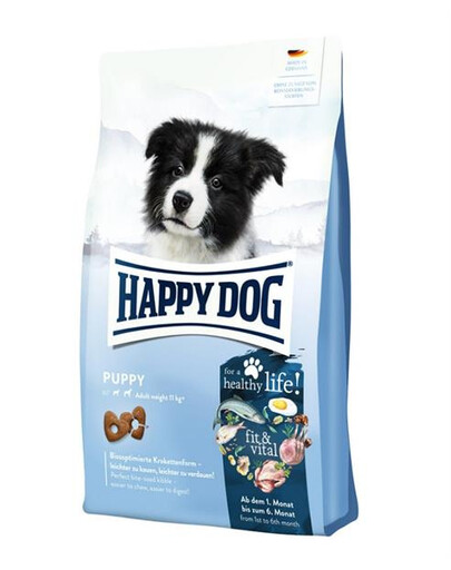 Happy Dog Fit & Vital Puppy, granule pro štěňata, 1-6 měsíců 10 kg