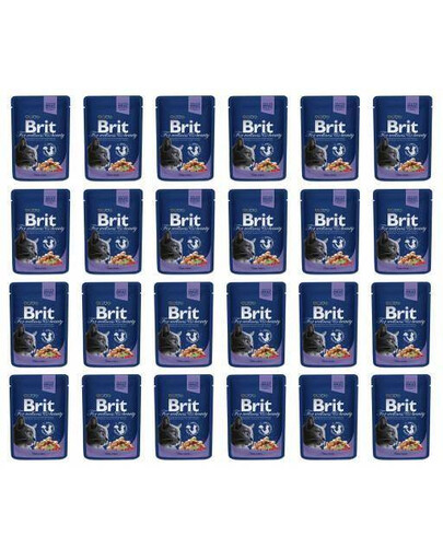 BRIT Premium Cat Adult Cod kapsička s treskou pro kočky 24x 100 g