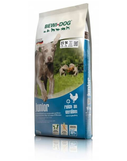 BEWI DOG Junior 12,5 kg krmivo s drůbeží pro štěňata