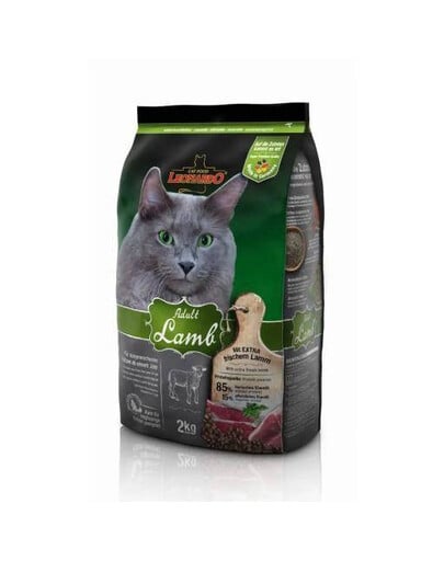 LEONARDO Adult Lamb & Rice granule s jehněčím masem pro dospělé kočky 2 kg