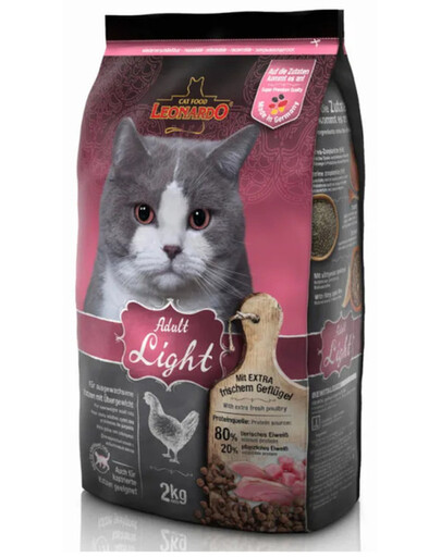 LEONARDO Adult Light granule pro dospělé kočky s nadváhou 2 kg