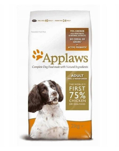 APPLAWS Adult Small & Medium Breed granule pro dospělé psy malých a středních plemen s kuřecím masem 15 kg