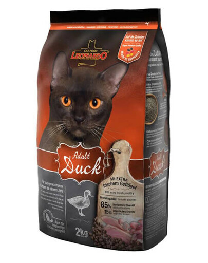 LEONARDO Adult Duck & Rice granule pro kočky, kachna a rýže 2 kg
