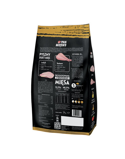 PAN MIĘSKO Indyk z bażantem S 3 kg