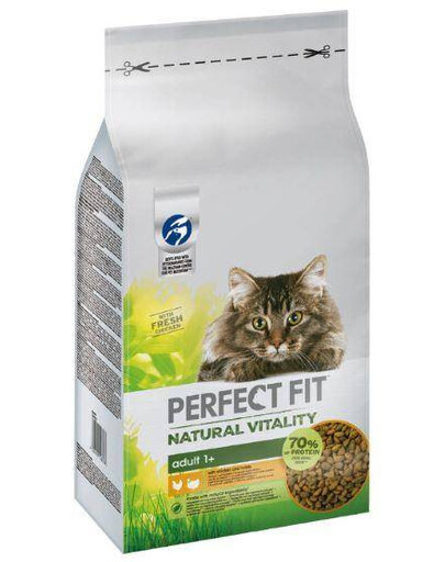 Perfect Fit Natural Vitality with Chicken & Turkey 6 kg - granule pro dospělé kočky