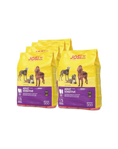 JosiDog Adult Sensitive 5x 900 g granule pro dospělé psy s citlivým žaludkem
