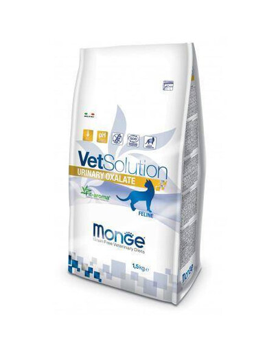 MONGE Vet Solution Cat Urinary Oxalate 1,5 kg granule pro kočky, na močový systém 1,5 kg