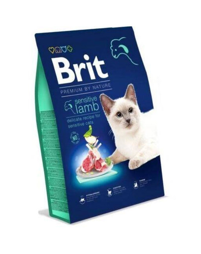 BRIT Cat Premium by Nature Sensitive jehněčí 800 g