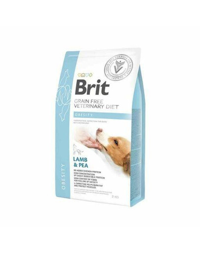 BRIT veterinární krmivo obezita psů 2 kg