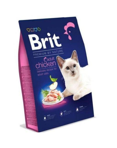 BRIT Cat Premium by Nature kuře pro dospělé 800 g