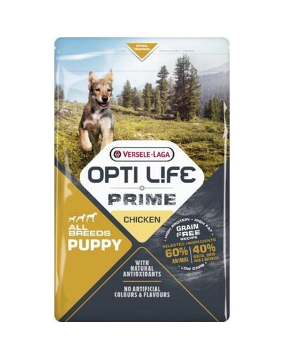 VERSELE-LAGA Opti Life Prime Puppy Chicken 2,5 kg bez obilovin